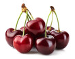 © oxie99 - Kirschen isoliert auf weißen Hintergrund, Freisteller