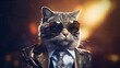 cat in sunglasses and suit wearing outfit, in the style of digitally manipulated, verdadism, soft realism, sparklecore, rtx, uhd image, naturalist