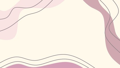 Poster - Abstract creative background in a minimal trendy style with photocopy space for text and modern art forms - digital collages, horizontal design templates for social media and websites