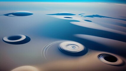 Wall Mural - atmospheric formation loopable background. ai generated