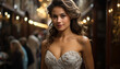 © Stockgiu - Young woman, beautiful and confident, looking at camera outdoors generated by AI