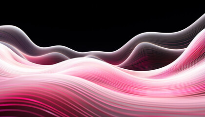 Wall Mural - Abstract wave pattern in vibrant colors, digitally generated generated by AI