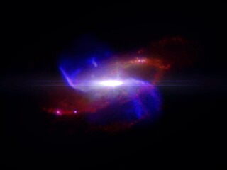 Wall Mural - science fiction wallpaper. beauty of deep space. colorful graphics for background, like water waves,