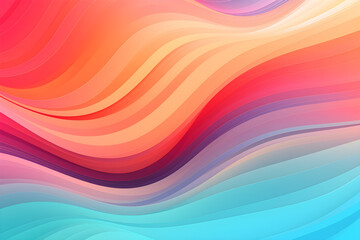 Wall Mural - beautiful abstract wave candy colours background. graphic modern art. digital fantasy effect