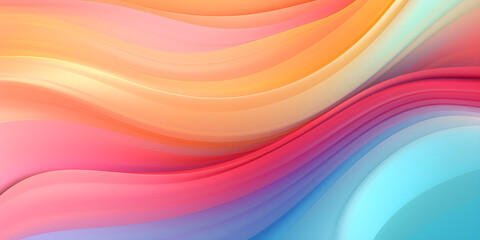 Wall Mural - beautiful abstract wave candy colours background. graphic modern art. digital fantasy effect