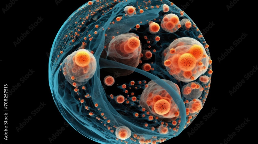 A microscopic glimpse into the dazzling world of a human embryo at the ...