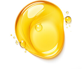 Sticker - Oil drops isolated on transparent background. PNG