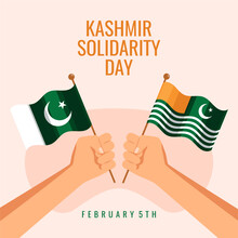Vector Kashmir Day Poster Template