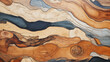 Marbled Varied Colors Driftwood Texture