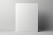 White book cover for your designs mockup