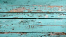 Wood Plank Blue Texture Background. Old Wooden Wall Blue Painted. Weathered Wooden Plank Painted In Blue .vintage Blue Wood Plank