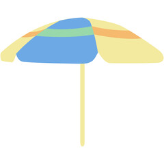 Canvas Print - Umbrella Illustration