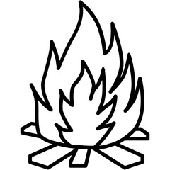 Poster - Bonfire Icon