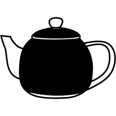 Canvas Print - Teapot Icon