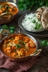 Delicious traditional Indian Spicy Curry 