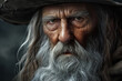 
Old man, pointed hat. sage wizard portrait. Fantasy setting