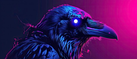 Wall Mural - Raven