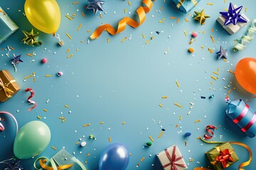 Festivals celebrate various occasions. Congratulations are fun and decorated with gift box ribbons.