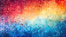 Abstract Pixel Art Background