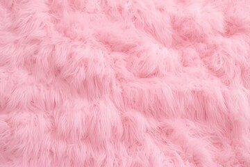 Canvas Print - pink fur texture made by midjeorney