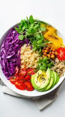 Assorted Vegetables in White Bowl for a Wholesome Meal