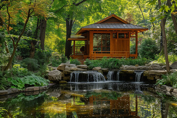 Poster - zen retreat cabin