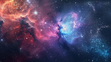 Colorful milkyway galaxy night stars family landscape