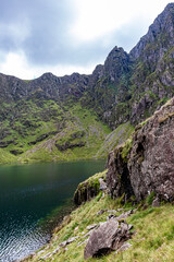 Wall Mural - Hiking Cadair Idris in Snowdonia National Park in the summer