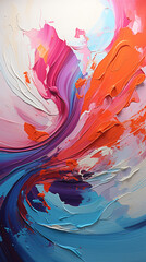 Wall Mural - Abstract watercolor painting, esoteric background.