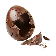 Poster - Open broken chocolate Easter egg