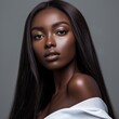 © Wirestock - AI generated illustration of a beautiful African American model's portrait