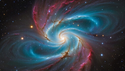 Wall Mural - starry night sky. universe exploration and astronomy. supernova desktop background.