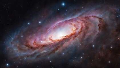 Wall Mural - starry night sky. universe exploration and astronomy. supernova desktop background.