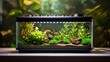 Filtered and Heated Fish Tank