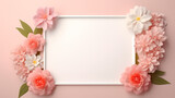 Fototapeta Sypialnia - Beautiful pink rose bouquet flowers background, symbol of Valentine's Day, wedding, love