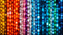 Bright Colorful Abstract Background With Colorful Glass Beads, Spectacular Backdrops