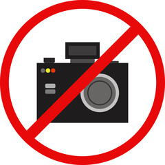 Canvas Print - Camera ban