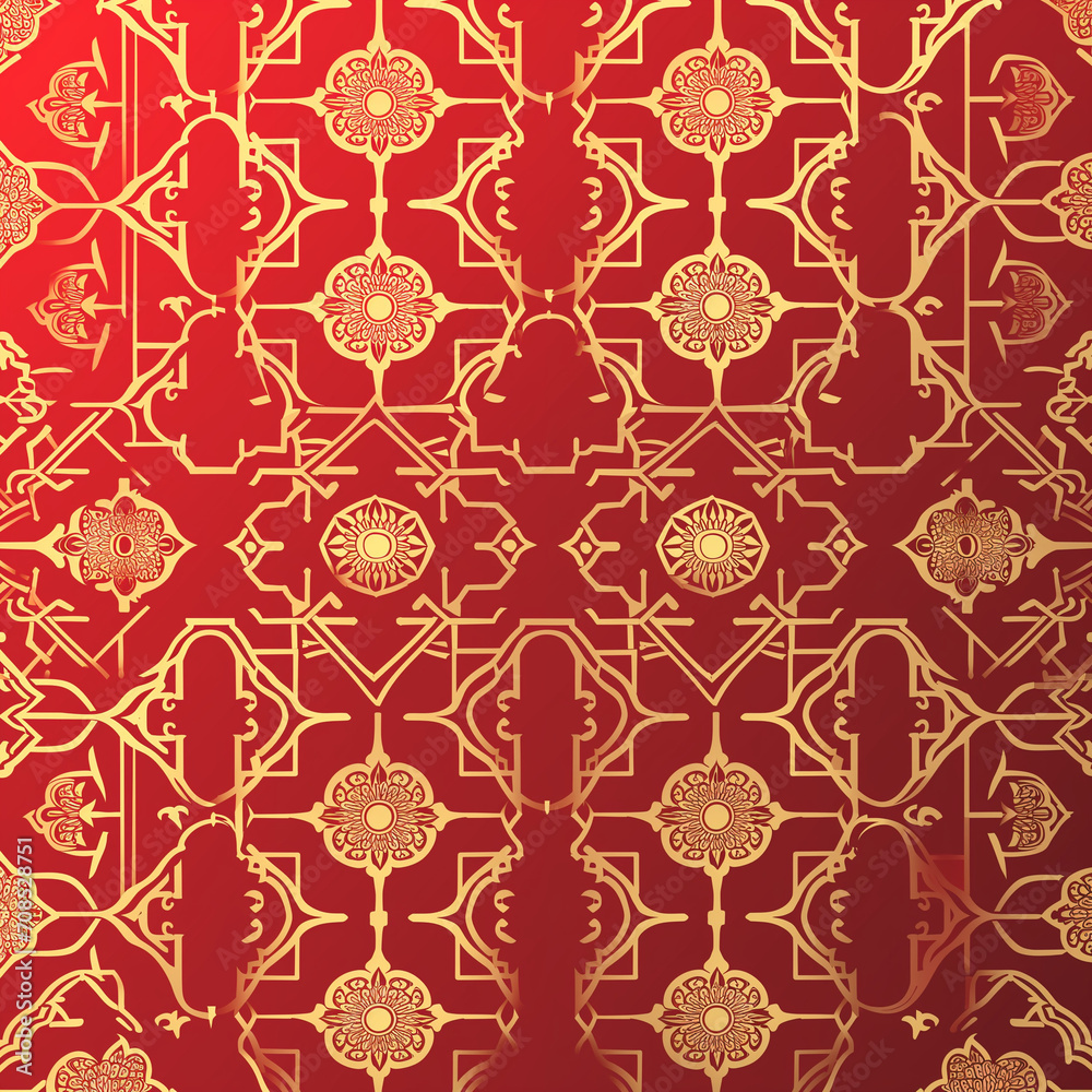 Vector Texture Pattern Cny Exquisite Chinese New Year patterns as vector Pattern Swatches ...