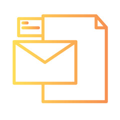 Poster - Design Graphic Line Gradient Outline Icon