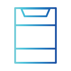 Poster - Study Work Writing Gradient Outline Icon