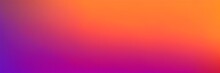 Orange And Purple Gradient Backdrop Banner. Abstract Colorful Background.