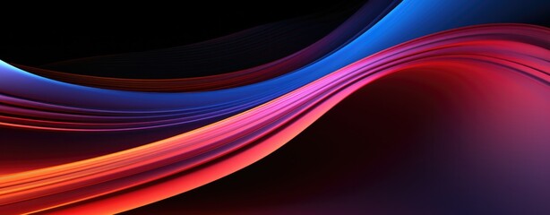 Fototapete - 3D Modern Abstract Design Shiny skin glass wave future