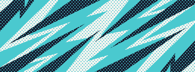blue abstract background with dots pattern, for sports, games themed design, vector illustration ban