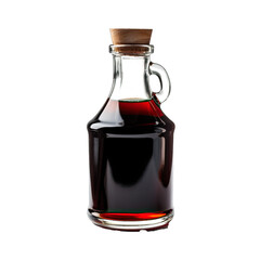 Wall Mural - A Bottle of Worcestershire Sauce.. Isolated on a Transparent Background. Cutout PNG.