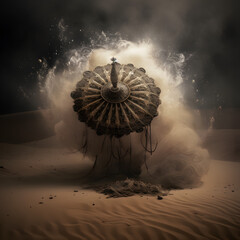 Poster - Surrealism death dust storm