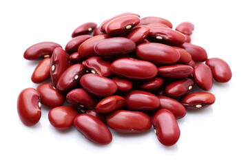 Kidney Beans isolated on white background created with Generative Ai