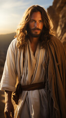 Wall Mural - Jesus Christ. Christian religious photo for church publications