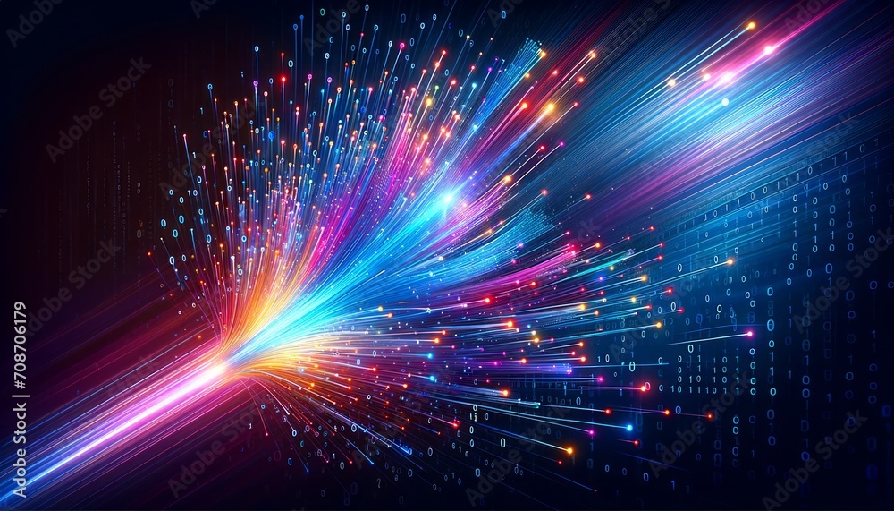 Binary Code Blossoms into a Luminescent Spectrum of Data Transmission ...