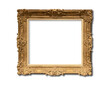 Ornamental golden frame net corners