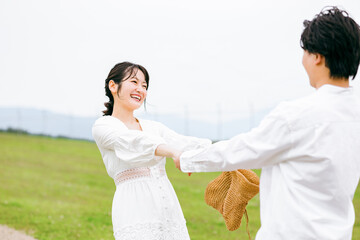 Canvas Print - 新婚旅行・ハネムーン・旅する恋人・カップル・夫婦のイメージ
